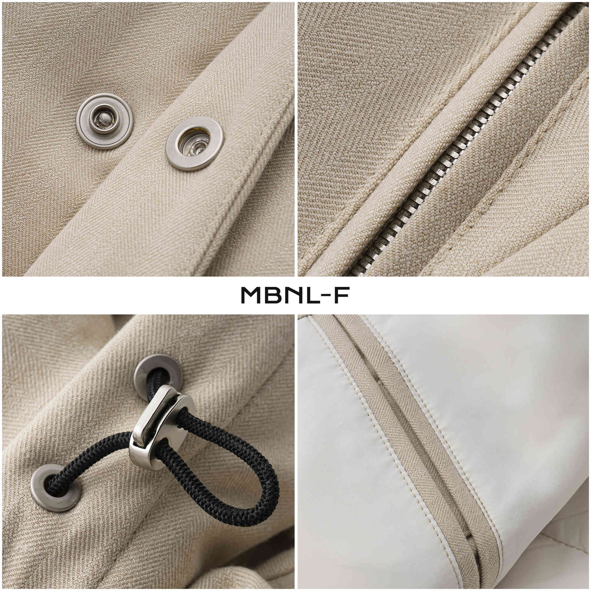 MBNL-F“连帽羽绒马甲” 24F/W秦磊F 秋冬新款厚款连帽马甲 LL-1011 m11商品图3