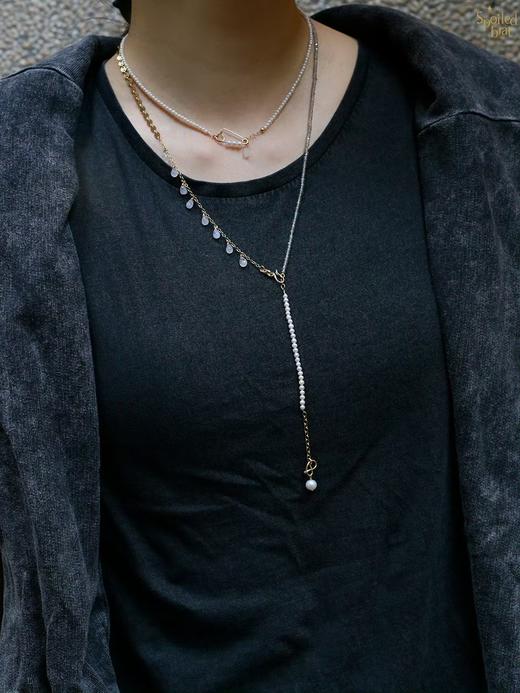 SpoiledBrat Jewelry不对称设计长链 商品图0