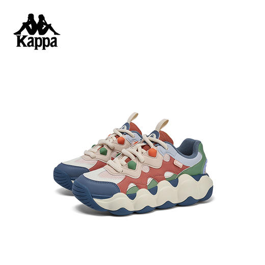 Kappa卡帕女鞋运动鞋2024冬季新款老爹鞋休闲鞋女款厚底面包鞋女K0FW5MC66 商品图3
