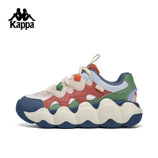 Kappa卡帕女鞋运动鞋2024冬季新款老爹鞋休闲鞋女款厚底面包鞋女K0FW5MC66 商品图0