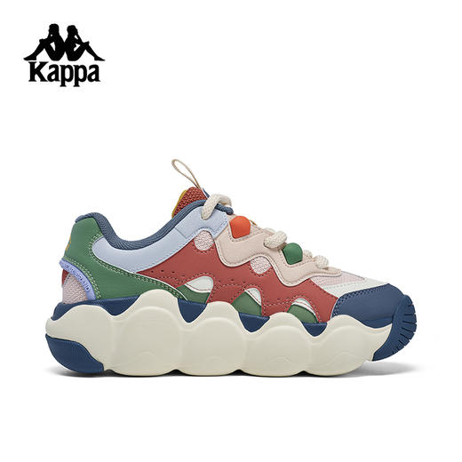 Kappa卡帕女鞋运动鞋2024冬季新款老爹鞋休闲鞋女款厚底面包鞋女K0FW5MC66 商品图4