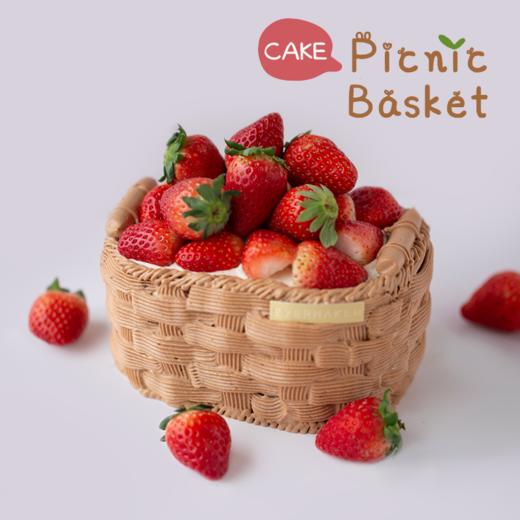 草莓味“野餐篮”蛋糕（手工制作） 商品图0