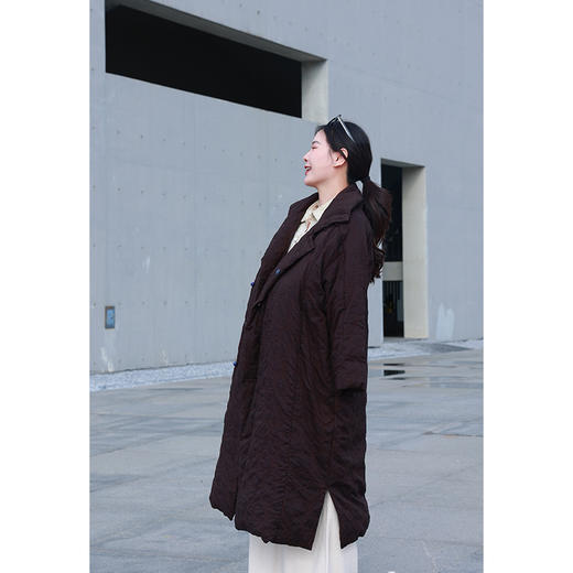 【抖音专属】与墨•新中式羽绒服(23803679B-墨黪-高定款) 商品图2