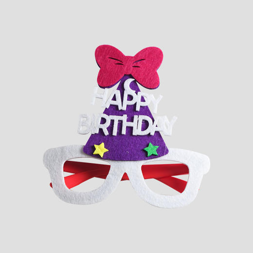 紫色蝴蝶结眼镜（尺寸偏小） 商品图0