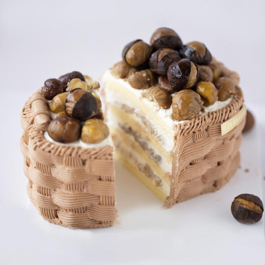 栗子味“野餐篮”蛋糕（手工制作） 商品图3