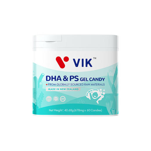 VIK DHA磷脂酰丝氨酸凝胶糖果 60粒/盒 商品图0