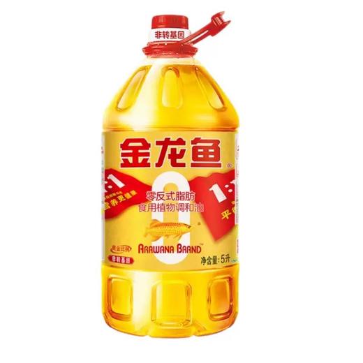 金龙鱼非转基因 零反式脂肪食用植物调和油  5L 商品图0