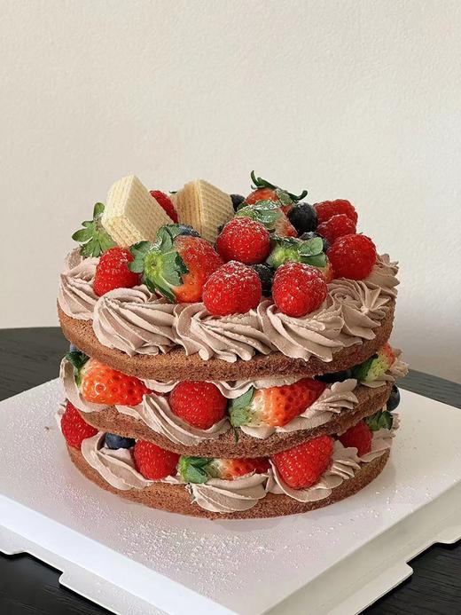 草莓巧克力裸蛋糕 商品图1