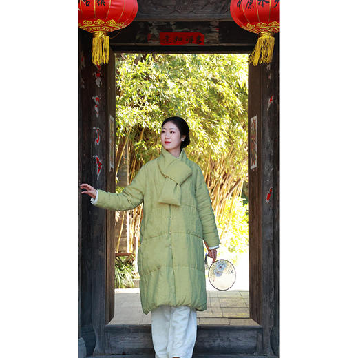 【2026东衣作】新中式羽绒服（24803102青梅） 商品图2