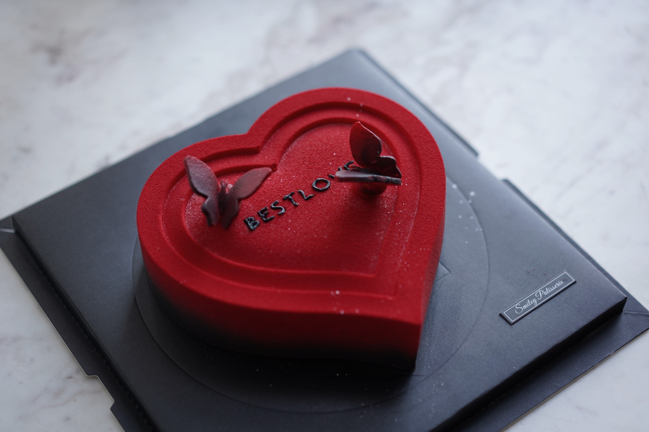 法式慕斯蛋糕 | 草莓香草慕斯 - 心心蝶舞