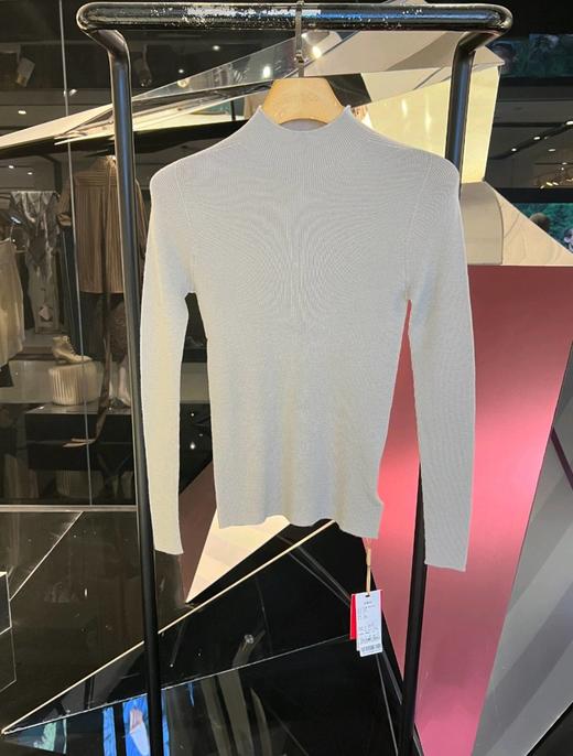 女士无缝一体精纺羊毛衫 商品图0