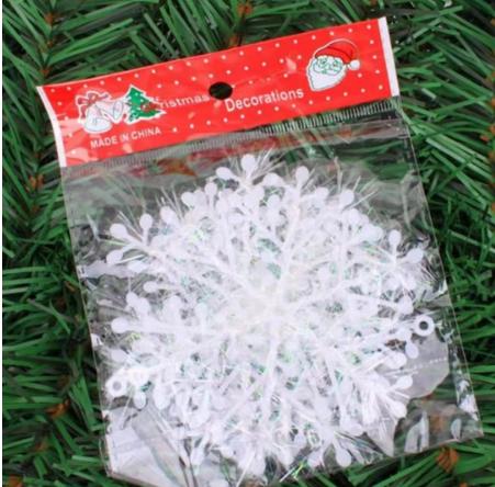 网红金粉布--圣诞无纺布雪花--雪花片 商品图3