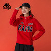 Kappa卡帕背靠背2025蛇年新年款半拉链运动卫衣女针织套头衫上衣K0F22MT38 商品缩略图0