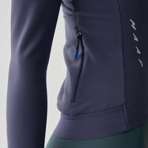 MAAP 女士 Level Thermal LS Jersey 2.0 深紫色 加绒长袖骑行服 商品图3