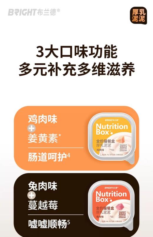 布兰德 厚乳泥泥主食猫餐盒 商品图4