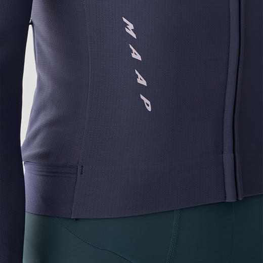 MAAP 男士 Level Thermal LS Jersey 2.0 深紫色 加绒长袖骑行服 商品图4