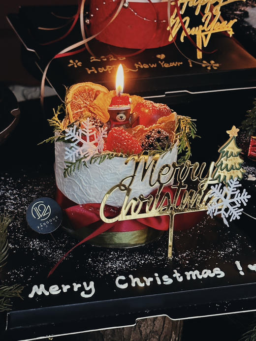 平安果果【蛋糕顶部含一颗苹果摆件】 商品图5