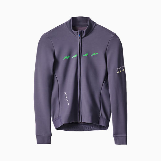 MAAP 男士 Level Thermal LS Jersey 2.0 深紫色 加绒长袖骑行服 商品图5