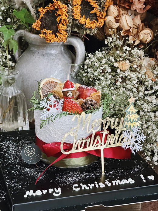 平安果果【蛋糕顶部含一颗苹果摆件】 商品图4