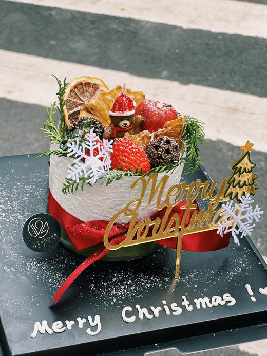 平安果果【蛋糕顶部含一颗苹果摆件】 商品图0