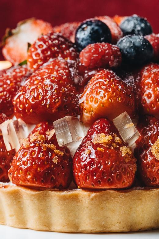 冬日草莓海盐奶盖派 商品图3