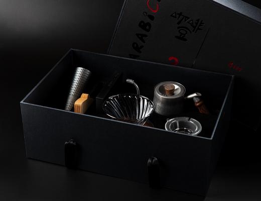 凡业咖啡 ARABICA手冲精品豆云南咖啡豆 套装 礼盒 （含全套手冲设备） 商品图1