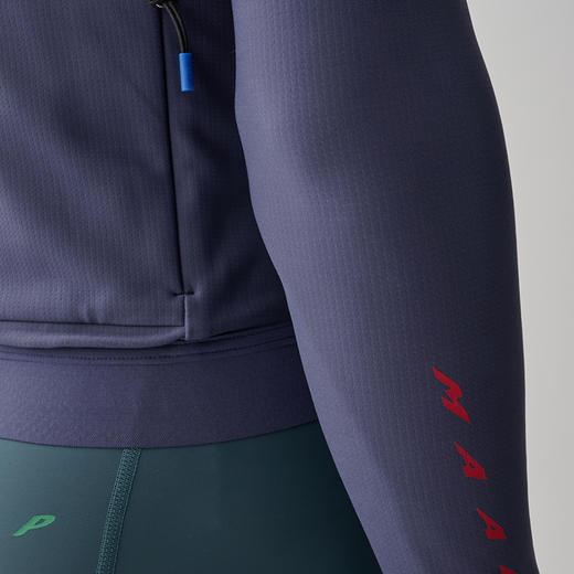 MAAP 男士 Level Thermal LS Jersey 2.0 深紫色 加绒长袖骑行服 商品图3