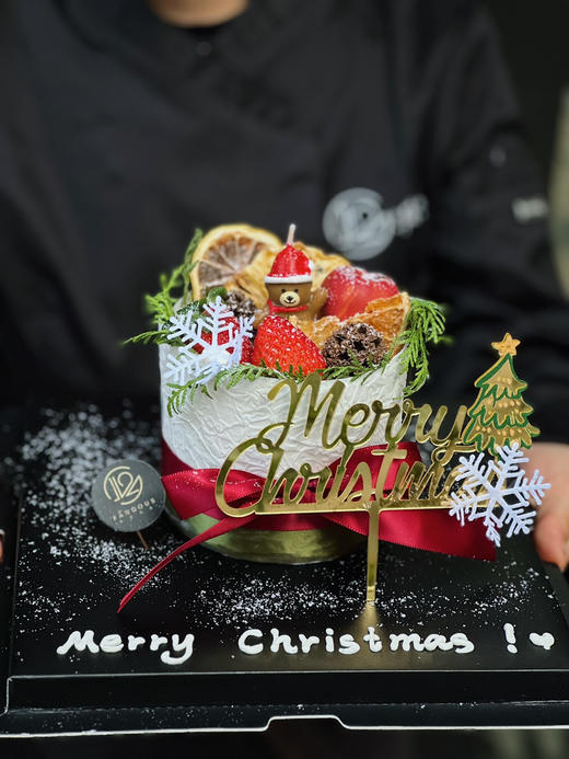 平安果果【蛋糕顶部含一颗苹果摆件】 商品图1