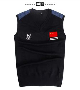 特尔博-长春航展、九三阅兵纪念品 保暖毛背心  春秋蓝领M/165码 /L/170码/175码/180码/185L码