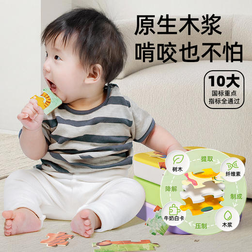 美乐童年儿童拼图3到6岁进阶平图2岁男孩4女孩5宝宝7幼儿手工玩具 商品图3