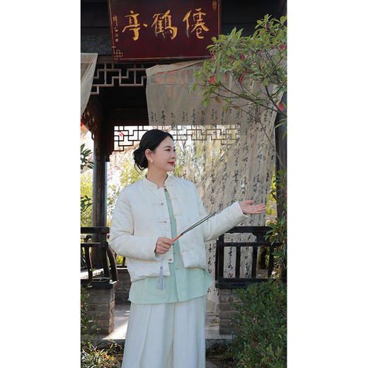 【抖音专属】苏月•新中式羽绒服（24803131-玉鸾-设计师） 商品图2