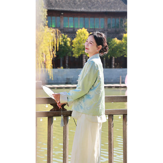 【抖音专属】青竹•新中式外套（24805138-碧泉-设计师） 商品图3