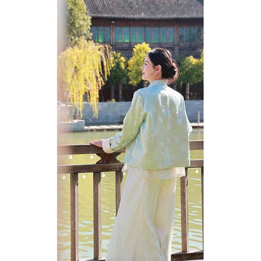 【抖音专属】青竹•新中式外套（24805138-碧泉-设计师） 商品图2