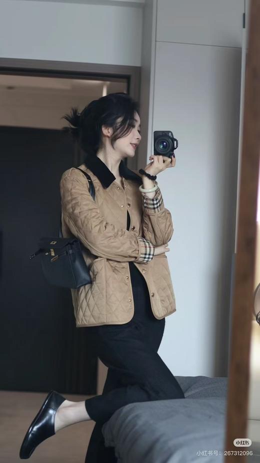 BUR联亚制衣新款菱格女款棉服 商品图1