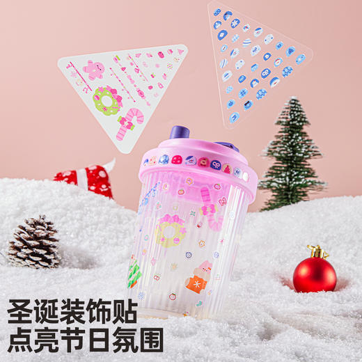 美乐童年圣诞节礼物公主美甲包儿童穿戴甲女孩贴纸套装指甲贴玩具 商品图7