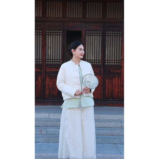 【抖音专属】苏月•新中式羽绒服（24803131-玉鸾-设计师） 商品图3