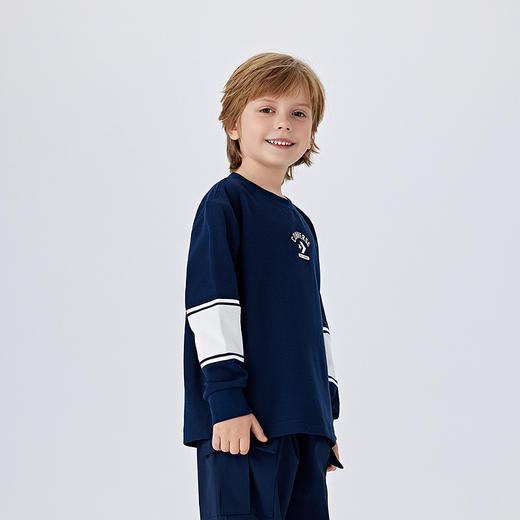 CONVERSE 春 大童小童 儿童童装T恤 CNVB-LK-H175 商品图4