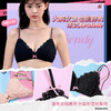 【积分兑换】[慕斯甜心无钢圈]显小无钢圈三角杯可拆卸肩带聚拢大胸文胸胸罩 商品缩略图2