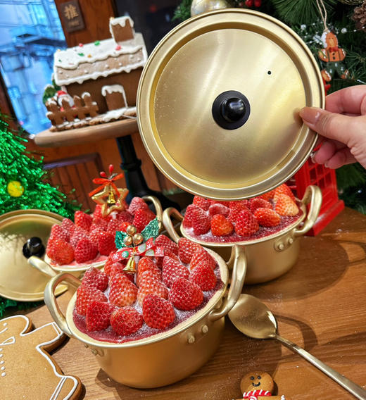 蒸蒸日上，草莓蛋糕，赠送餐具5套，烟火蜡烛 商品图9