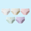 【5件囤货装】女童3A抗菌三角底裤五件装纯棉内裤安奈儿童装小程序专享JG517042 商品缩略图4