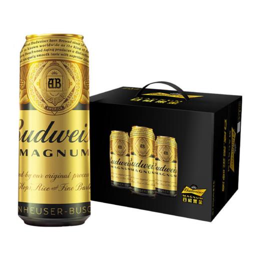 百威黑金13度 500ML1*12 手提纸箱听装【LY】 商品图1