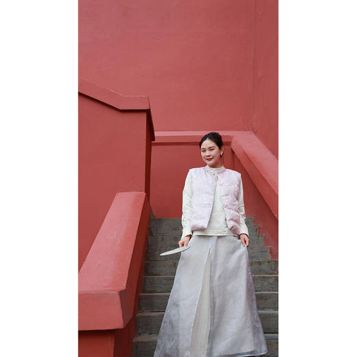 【抖音专属】大梦敦煌•马甲（23804741B藕荷色）
 商品图3