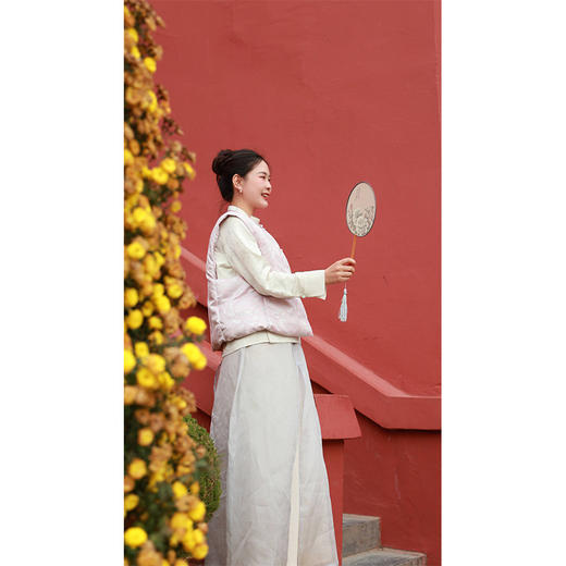 【抖音专属】大梦敦煌•马甲（23804741B藕荷色）
 商品图2