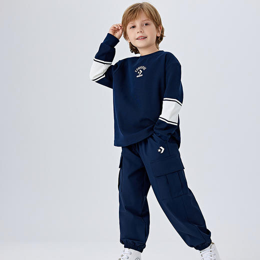 CONVERSE 春 大童小童 儿童童装T恤 CNVB-LK-H175 商品图3
