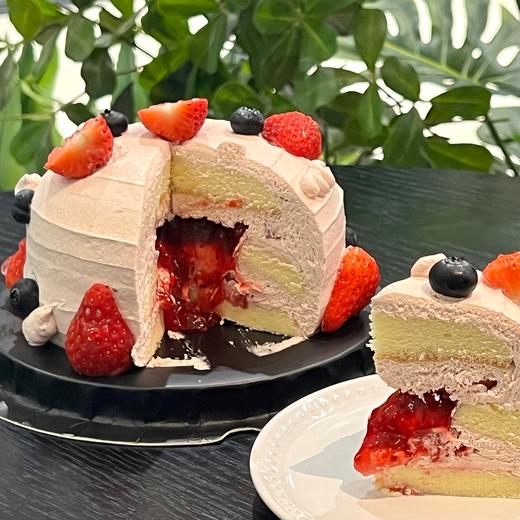 【草莓炸弹】-草莓流心生日蛋糕 商品图1