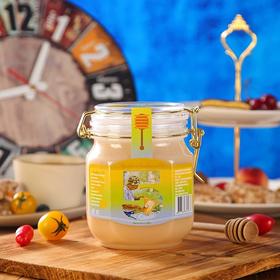 俄罗斯俄蜜源椴树蜜1000g/033721 自然结晶涂抹面包