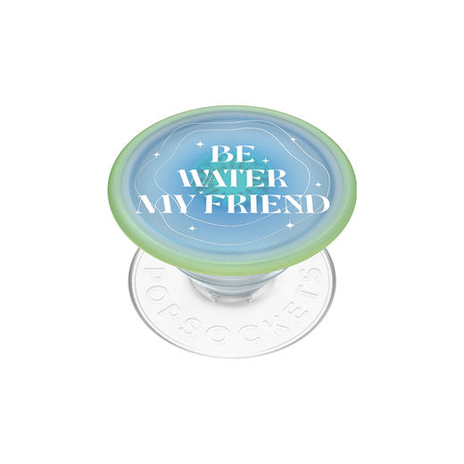 【心中潮汐】我融于万物 POPGRIP泡泡骚手机粘贴式气囊支架 PlantCore植物基系列 蓝色 字母 商品图0