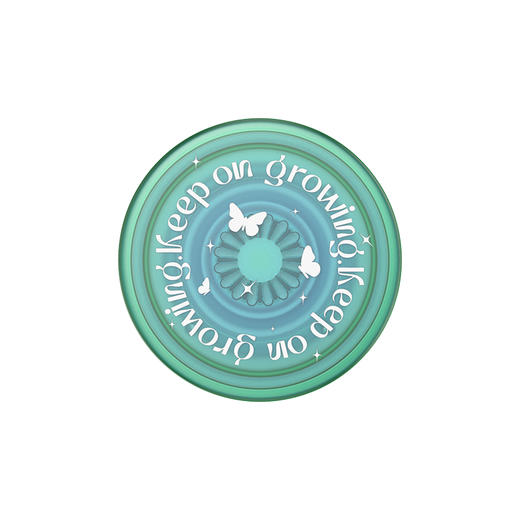 【心中潮汐】我自由生长 POPGRIP泡泡骚手机粘贴式气囊支架 PlantCore植物基系列 绿色 字母 商品图2