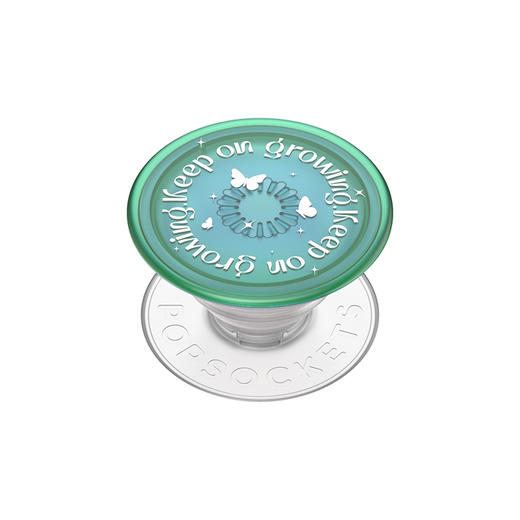 【心中潮汐】我自由生长 POPGRIP泡泡骚手机粘贴式气囊支架 PlantCore植物基系列 绿色 字母 商品图0