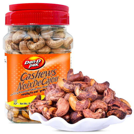 丹帝牌海盐味带皮腰果454g/152735 颗粒饱满香脆细腻营养美味 商品图0